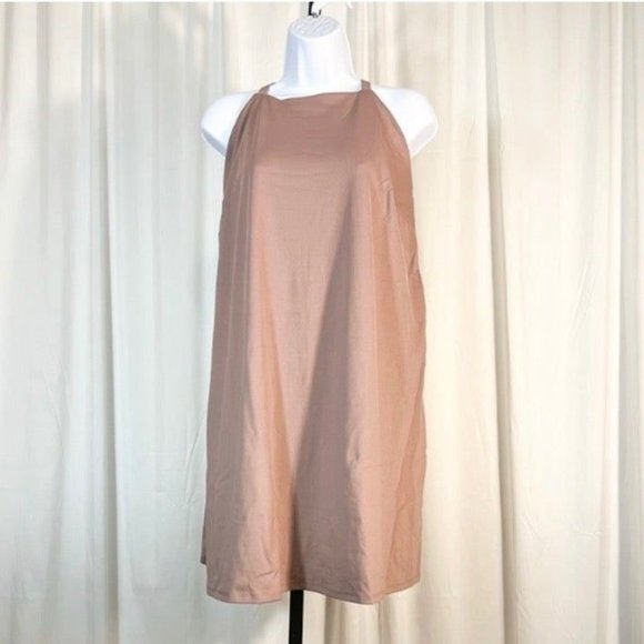 Madewell NWT Sz 1X Mauve Shadow Flex Fitness Dress with Built In Shorts - Picture 2 of 5